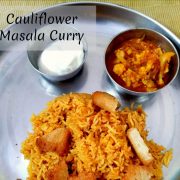 Cauliflower Masala Curry