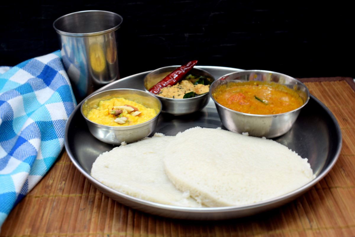 Mixed Vegetable Kootu Curry - Coorg Breakfast Thali
