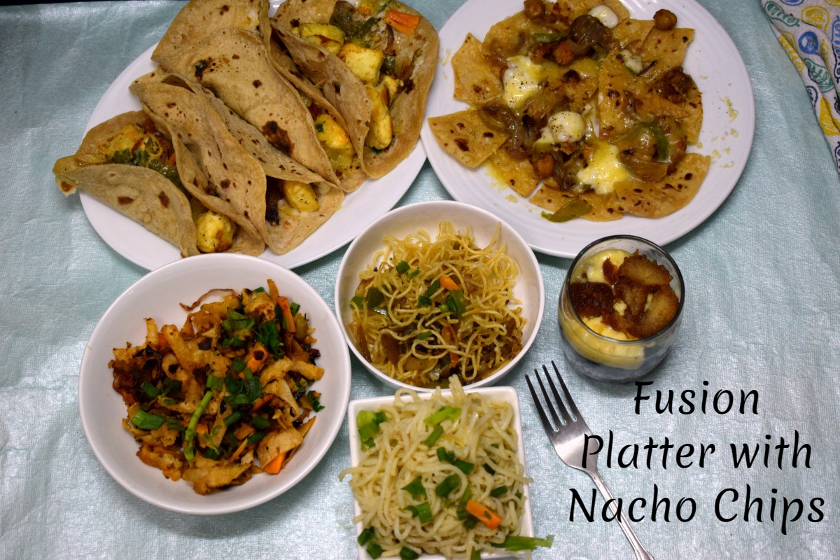 Leftover Chapati Nacho Chips