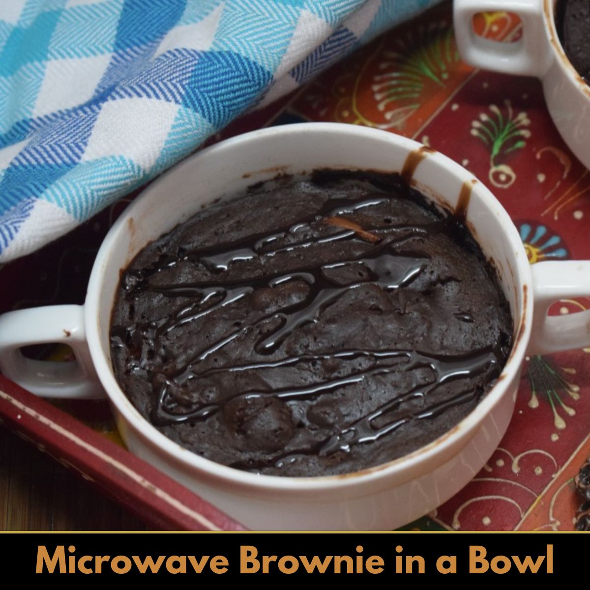 Microwave Brownie in a Bowl