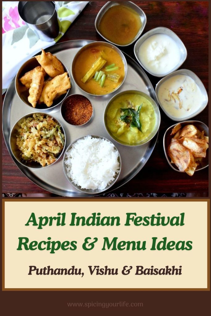 April Indian Festival Recipes
