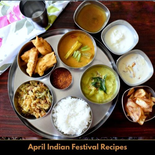 April Indian Festival Recipes, Menu Ideas