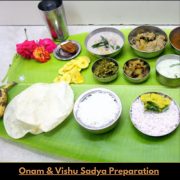 Onam & Vishu Sadya Preparation