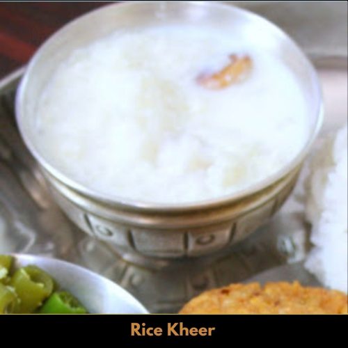 Rice Kheer